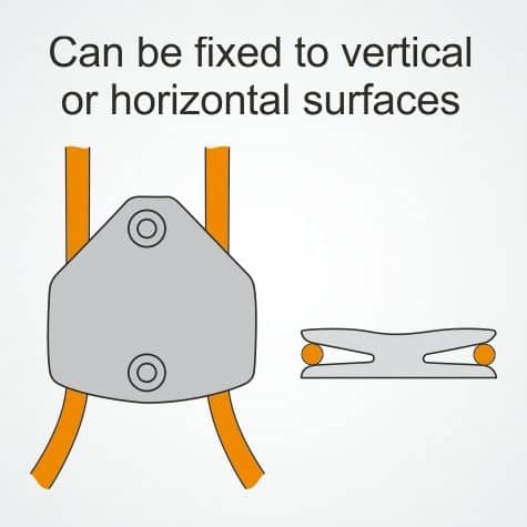 Clam-Cleat 10 mm Nylon