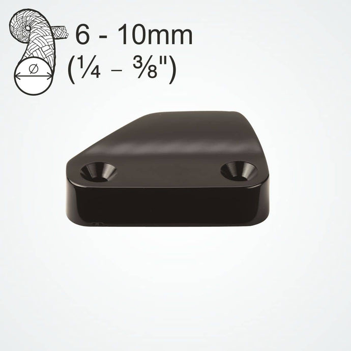 ClamCleat® Nylon Noir Horizontal Tribord ø6 à 10mm