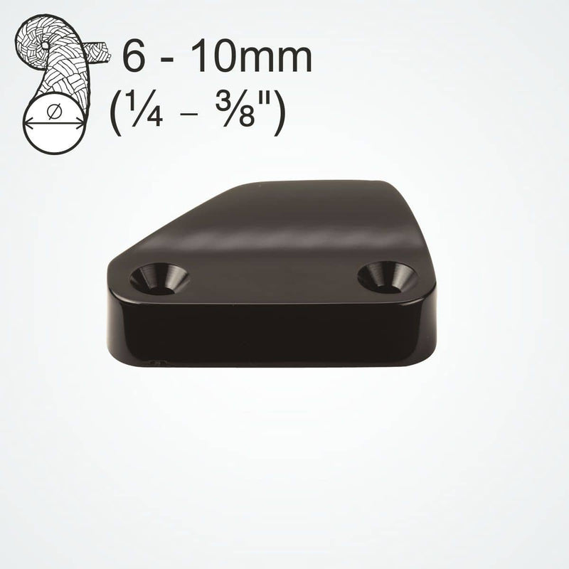 Chargez l&#39;image dans la visionneuse de la galerie, ClamCleat® Nylon Noir Horizontal Tribord ø6 à 10mm
