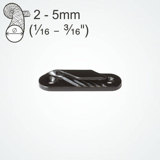 Einseitige Clam-Cleat 5 mm Backbordseite