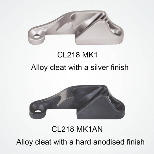 Clam-Cleat open Alu port side