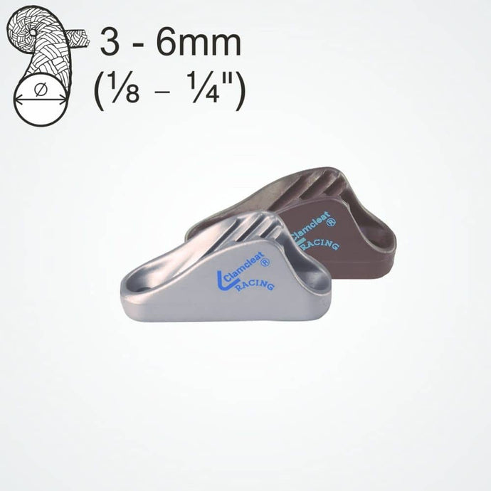 ClamCleat® Alu Ouvert Racing Mini ø3 à 6mm