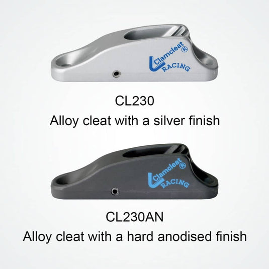 ClamCleat® Alu Junior Racing Mk1 avec Réa bas ø3 à 6mm