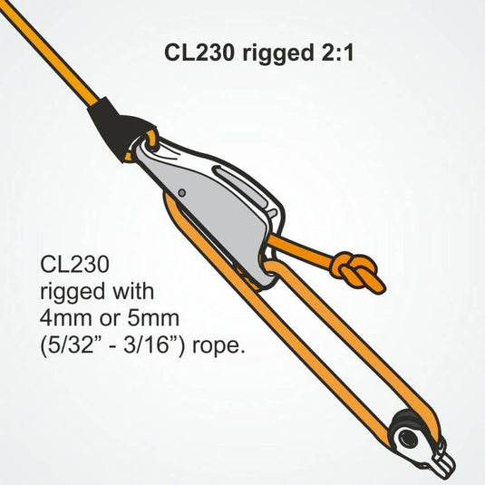 ClamCleat® Alu Junior Racing Mk1 avec Réa bas ø3 à 6mm