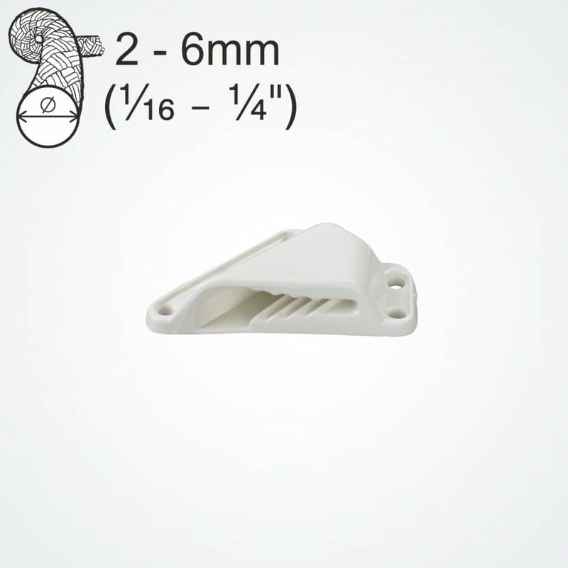 Load image into Gallery viewer, Nylon Sailing Clam-Cleat - White
