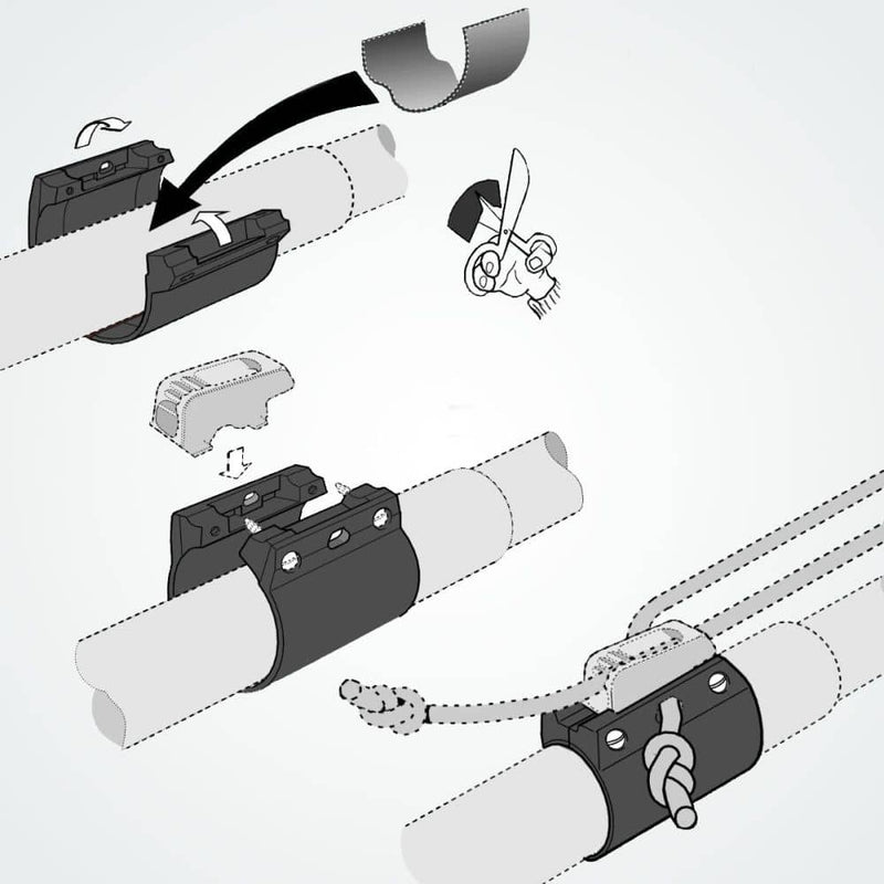 Chargez l&#39;image dans la visionneuse de la galerie, ClamCleat® Wishbone Aluminium ø6mm
