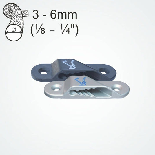 ClamCleat® Nerf de Chute Voile Alu Tribord ø3 à 6mm