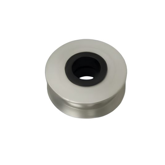 Aluminum sheave Ø28X12 XØ9.5mm (acetal axle)