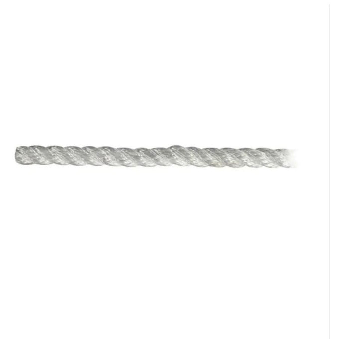 3-strand PA rope Ø4mm - white