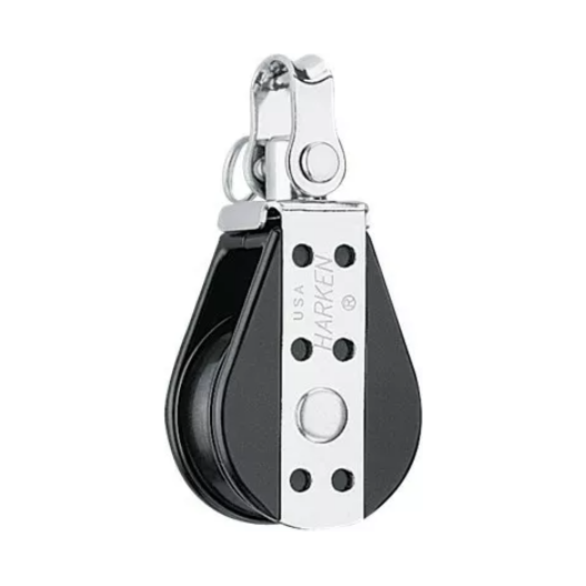 Single big bullet pulley + Ø38 mm swivel