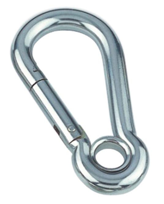 Ösenkarabiner aus Edelstahl