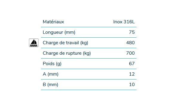 Mousqueton Rapide Wichard