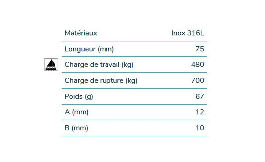 Mousqueton Rapide Wichard