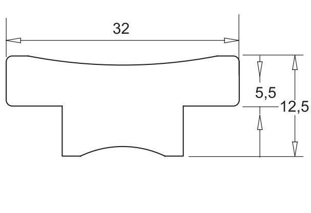 Load image into Gallery viewer, Chariot à Piston avec Anneau pour Rail Holt T 32mm
