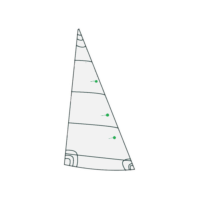 Foc Catamaran Hobie Cat 18 Coupe Tri-radial