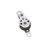 Micro stainless steel single flat deck pulley