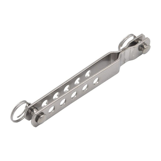 Double stainless steel turnbuckle 6+1 holes ø6 L: 120mm